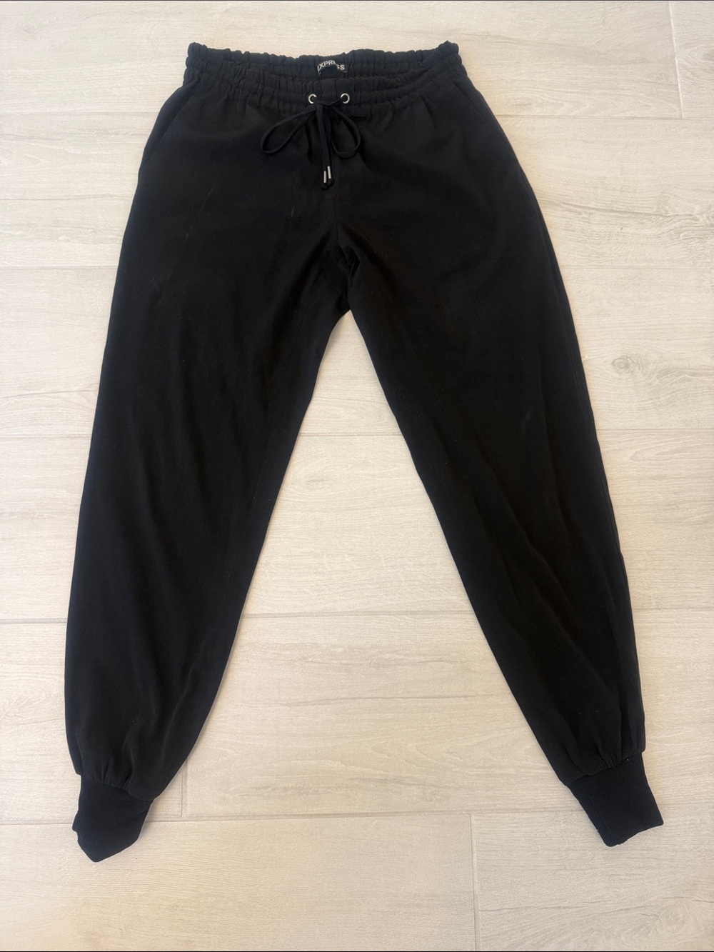 Express Men's Black Drawstring Joggers